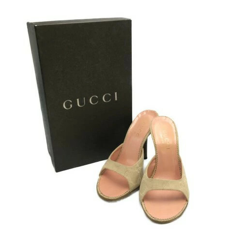 GUCCI GG canvas sandals 34.5C approximately 21.5cm