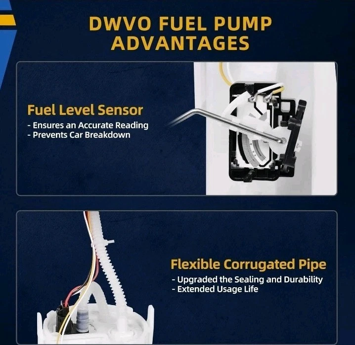 Bomba de combustible DWVO compatible con Ford Mustang 1999 2000 3,8 L 4,6 L  Foto 4 de 4
