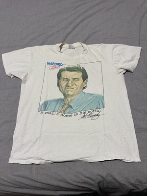 Vintage Married with Children Al Bundy T Shirt sz L TV Show Promo 80 USA