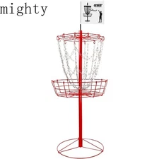 GSE Games & Sports Expert PRO Disc Golf Targe Red Portable - 12 Chains promotion