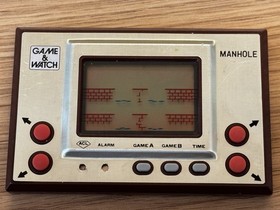 Nintendo Game & Watch Manhole (MH-06) 1981 Japan Serial: 02182580