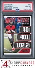 2021 PANINI SCORE NEXT LEVEL STATS #NL1 TOM BRADY BUCCANEERS PSA 10