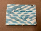 GENUINE HONDA 1981 GL500 GL500D SILVERWING FACTORY ISSUE OWNERS MANUAL HAND BOOK