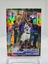 1999-00 UD Encore Quincy Lewis RC 1146/1999 Rookie Class #108 Utah Jazz
