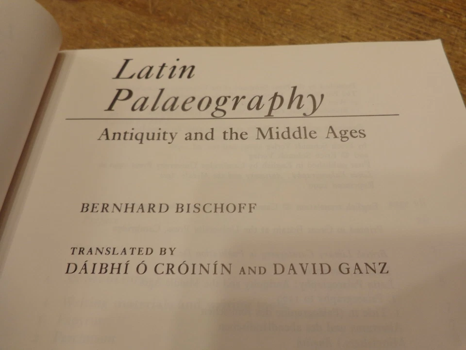 Latin Palaeography: Antiquity & the Middle Ages by Bernhard Bischoff. - Image 3 of 4