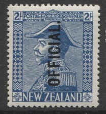NEW ZEALAND - OFFICIAL 1927/33 GV ADMIRAL 2/- MINT(MH) SG.O112 (REF.G31)
