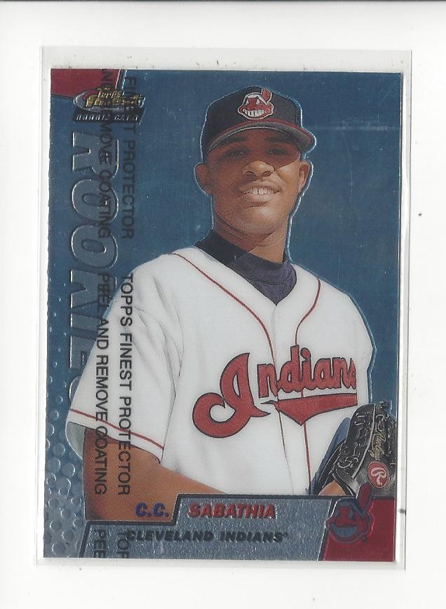 1999 Finest #294 C.C. Sabathia RC Rookie Indians Yankees
