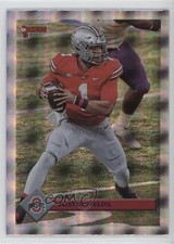 2023 Panini Chronicles Draft Picks Donruss Retro Pink Justin Fields #10 6ks