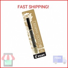 Pilot Gold Metallic Permanent Paint Marker, Extra Fine Point, Single Pen 41500 