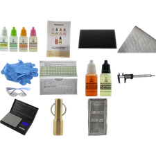 Gold Testing Kit 10k 14k 18k 22k Stone Ring Coin Bar Bullion Jewelry Acid Tester