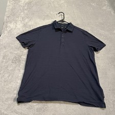 BOSS Hugo Boss Polo Shirt Mens XL Navy Rapino 41 Regular Fit Short Sleeve Casual