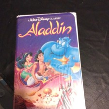 Walt Disney Home Video Classic Aladdin VHS 1992 G NTSC Robin Williams