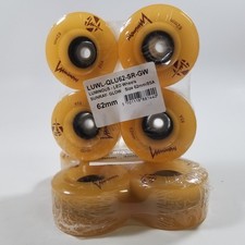 Luminous LED Roller Skate Wheels Sunray Glow 62mm 85A 8 Wheels Set