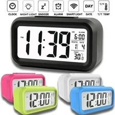 LED Digital Alarm Clock Snooze Backlight Cale...