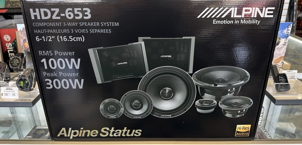 Alpine HDZ-653 6.5 inch 3-Way Component Speaker System