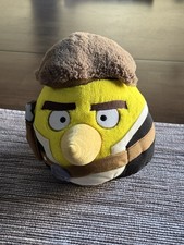 Angry Birds Star Wars 9" Yellow Bird Han Solo Plush EUC Clean
