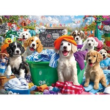 1000 Piece Jigsaw Puzzle For Adults Puppy Party Colorful Dogs Pets Scene Art