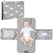 Diaper Changing Pad, Extra Large Portable Changing Pad for Baby with Holder, ...