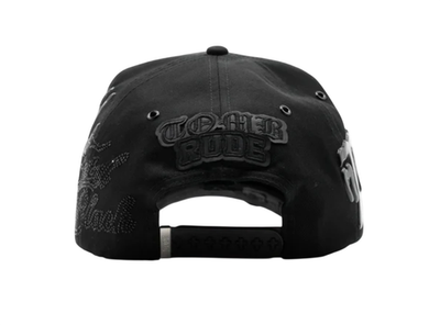 RUDE AWAKENINGS X TOMBOCHIO TOTAL BLACK MENS SNAPBACK HAT RDRR
