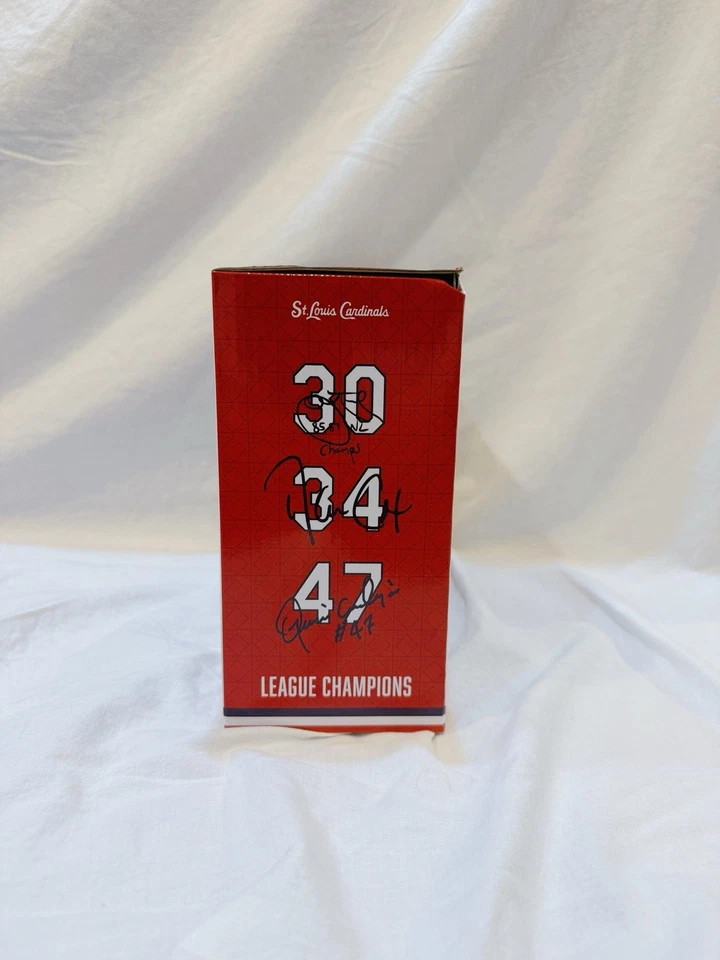 St. Louis Cardinals 1985 Liga Campeones Misterio Triple Bobblehead Nuevo en Caja 4 Disponibles Foto 4 de 4