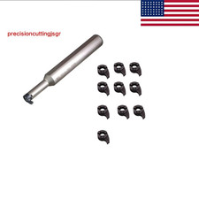 2mm Lathe Grooving Tool For MB09GR200 Miniature Internal GROOVING With Inserts