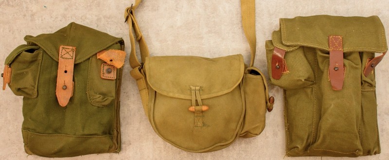 Com Bloc Mag. Pouches AK & Chinese PPSh Russian Romania China Canvas Surplus