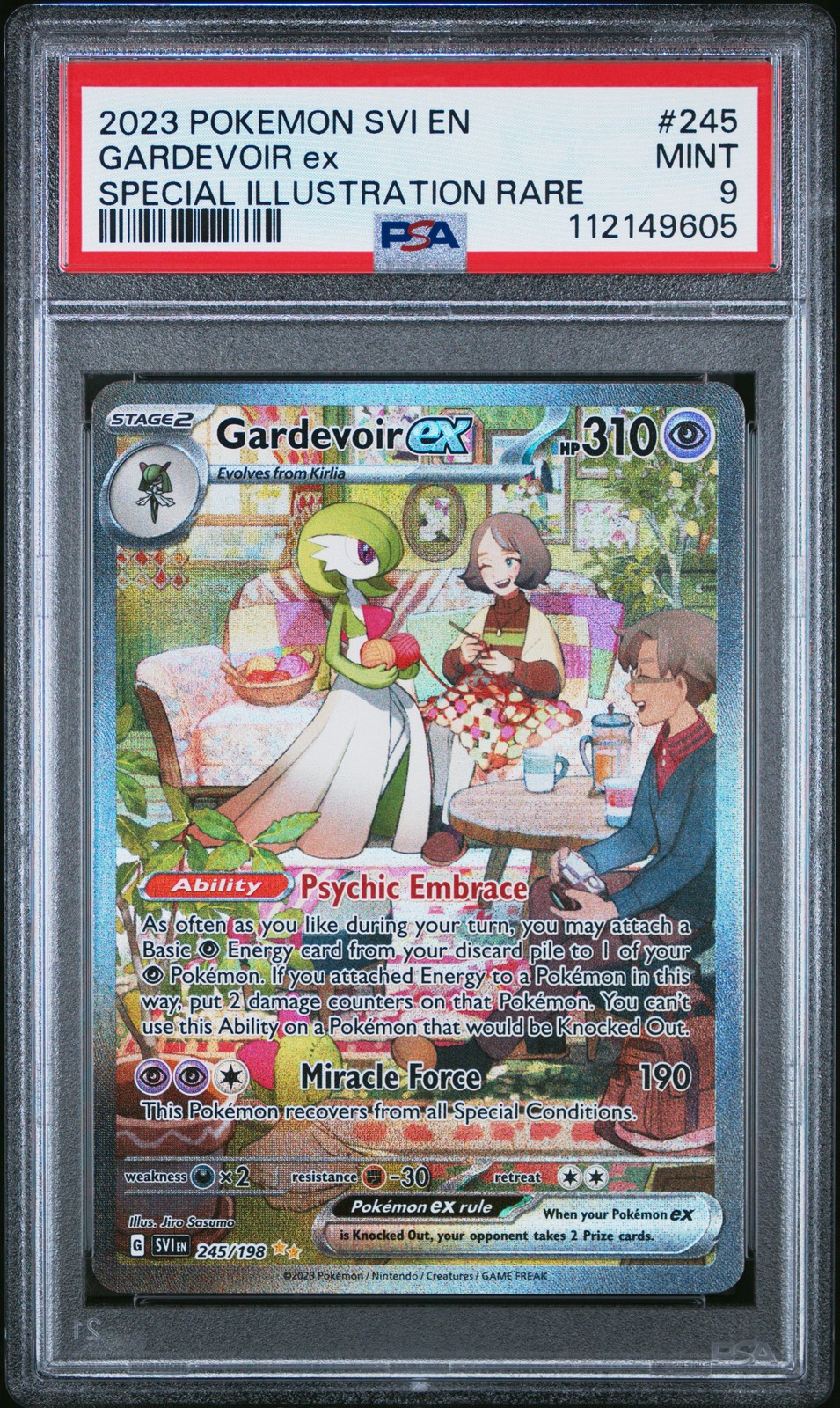 2023 POKEMON SVI EN-SCARLET & VIOLET #245 GARDEVOIR EX PSA 9