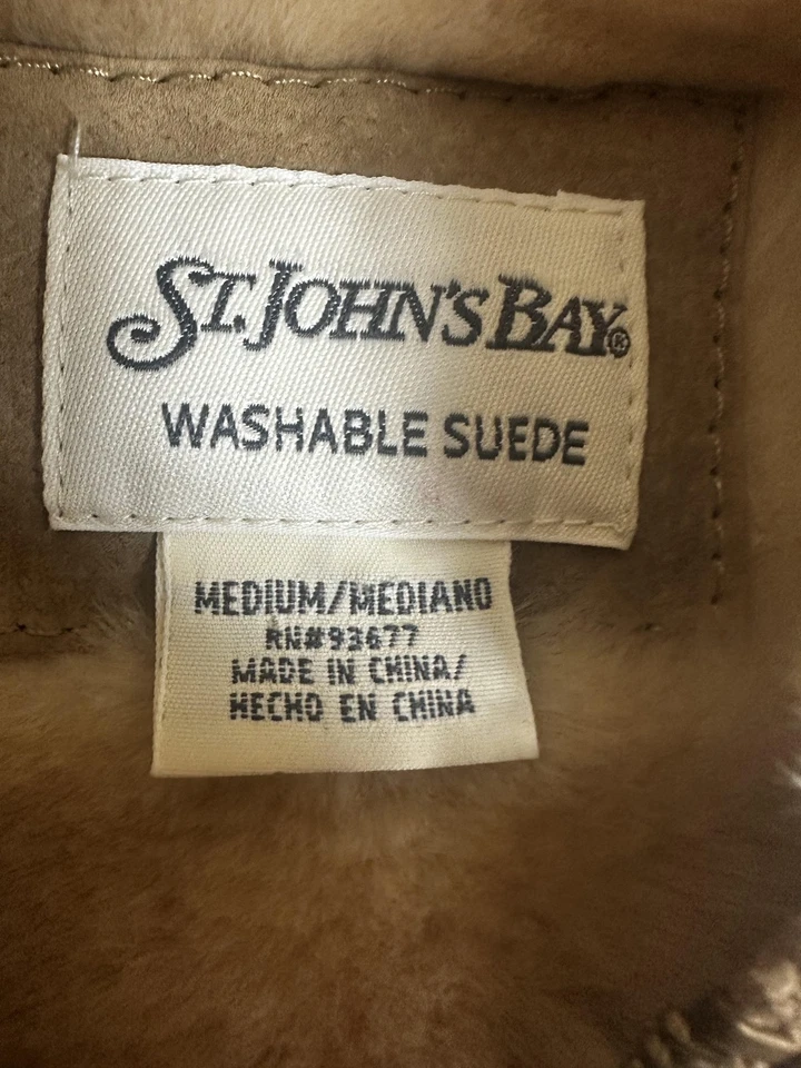 Chaqueta Abrigo Penny Lane Mujer Mediana Marrón Lavable Gamuza Con Capucha Imitación Piel de Oveja Foto 4 de 4