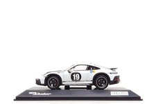 Spark 1:43 Porsche 911 Dakar (992) #19 in White (Dealer Edition)