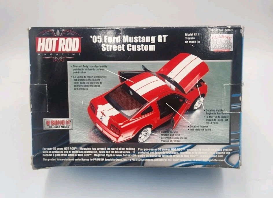 Classic Metal Works '05 Ford Mustang GT Street Custom New/Open Box Free Shipping - Image 2 of 4
