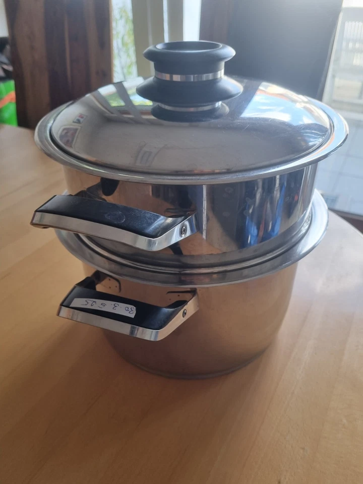 AMC Topf 6,5 Liter mit Siebeinsatz & Visiotherm Deckel  - Bild 2 von 4