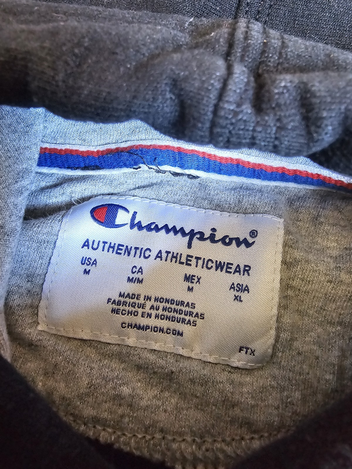 Champion Camo Box Logo Hoodie - Black - Size Medium Men's image 6