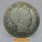 1913-S Barber Silver Half Dollar - #C55310NQ