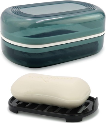 #ad Travel Soap Container Bar Soap Holder Portable Soap Case Soap Dish W Lid $8.29