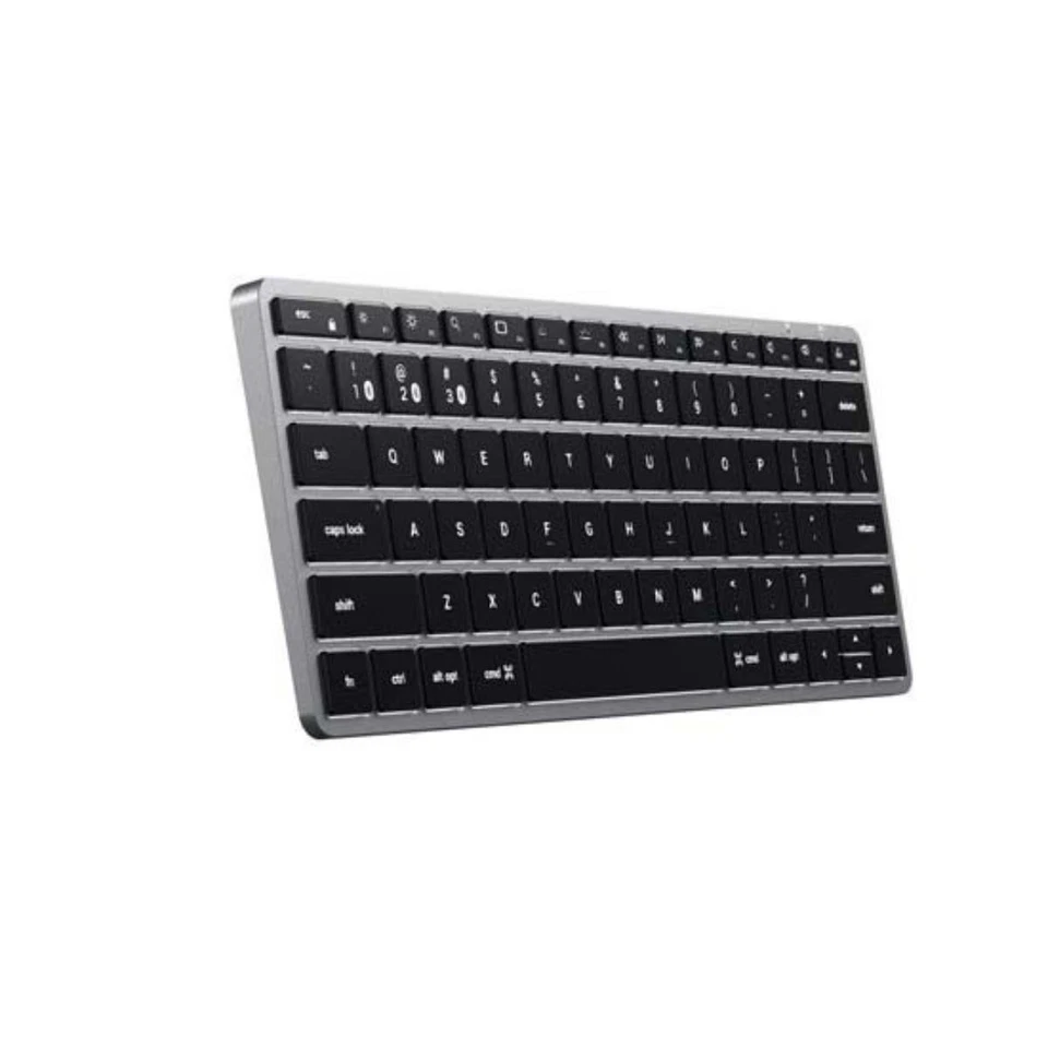 Satechi SLIM X1 USB-C Bluetooth QWERTY Compact Backlit Keyboard, Grey - Image 2 of 4