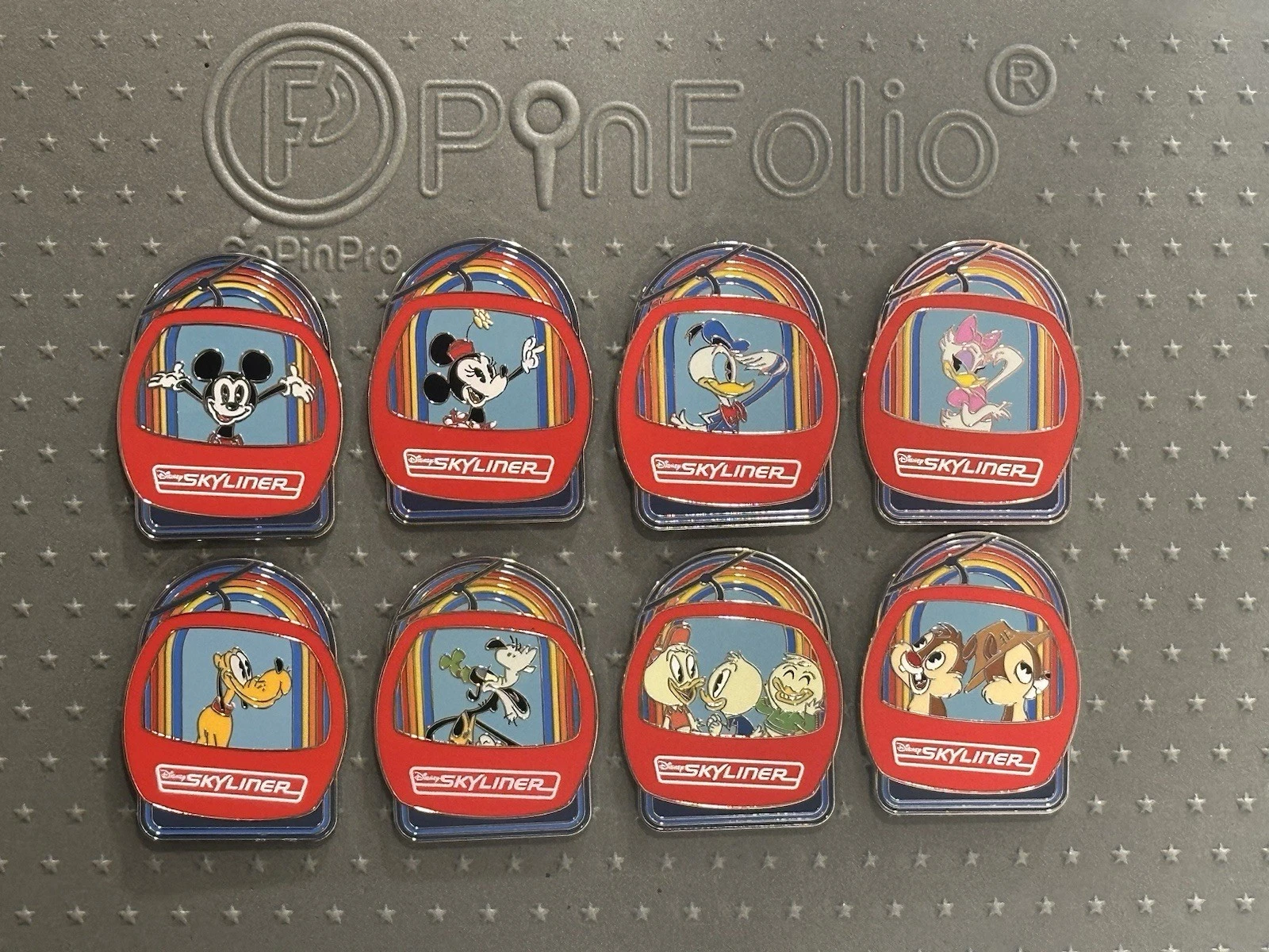 2025 Disney Parks Skyliner Mystery Pins COMPLETE SET, 8 pins