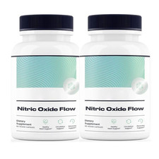 2-Pack Nitric Oxide Flow - Blood Pressure Circulation Support - 120 Capsules