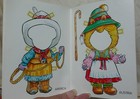 Jim Henson's Muppet Babies Baby Piggy Around The World Paper Doll Cut-Out New! — photo 3