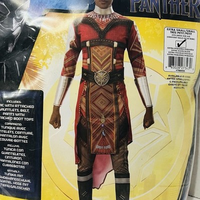 Black Panther Deluxe Dora Milaje Costume Adult Extra Small 4-8 Halloween  Marvel | eBay