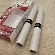 CoverGirl Outlast All-Day Lip Color, Clear Topcoat Only 0.06 oz Ea 2 Pack