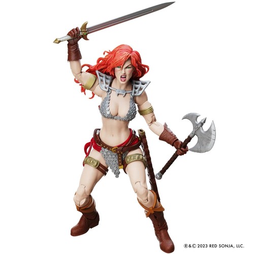 2025 Boss Fight Studio RED SONJA Epic H.A.C.K.S. 6" Scale Action Figure IN HAND! - Picture 6 of 9