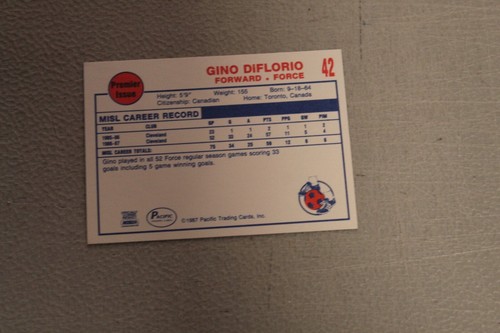 1987 Pacific MISL Soccer Cards Complete Finish Fill Your List Set U-Pick #1-110 - 第 84/224 張圖片