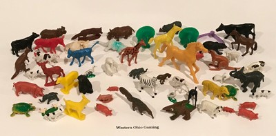 small plastic animals