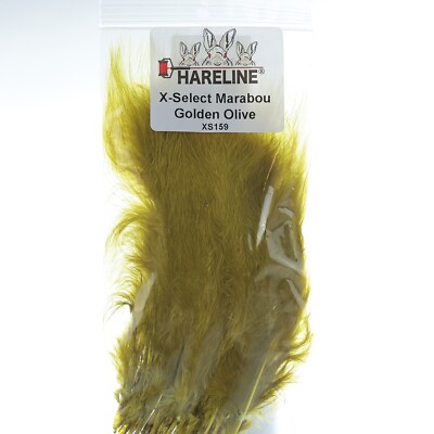 Hareline X-Select Marabou - Golden Olive