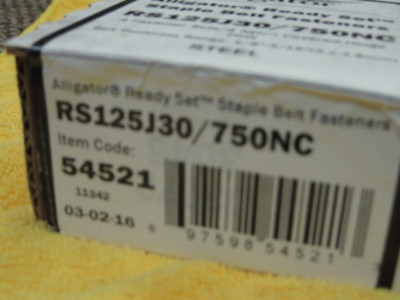 Flexco Alligator Ready Set Staples RS125J30/750NC - 54521