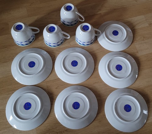 Geschirr Kaffee Wellco Design Porzellan für 4 Personen oder Polterabendgeschirr - Bild 4 von 5