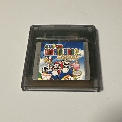 Super Mario Bros Deluxe (Nintendo Game Boy Color, GBC, 1999) Authentic  Tested