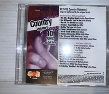 New 2 Disc Keynote Karaoke Country Volume 6 10 Song Full Vocal Versions Cd