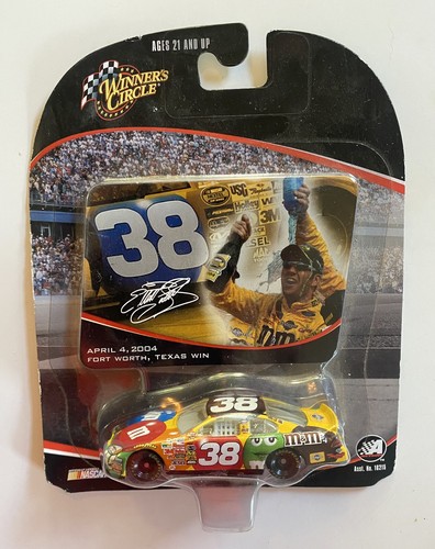 Rare Winners Circle Elliott Sanders #36 Ford Taurus M&Ms '04 Texas Win 1:64Scale - Picture 4 of 5