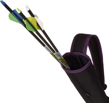Allen Company Titan Compact Back Quiver, Black & Purple